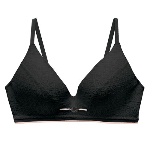 Soutien-gorge sans armatures coques souples noir Image - Pomm'Poire - Modalova