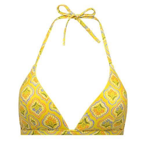 Haut de maillot de bain triangle reversible jaune Majolique - Pomm'Poire - Modalova