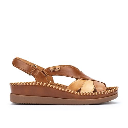 Sandales à semelles compensées en cuir CADAQUES W8K - Pikolinos - Modalova