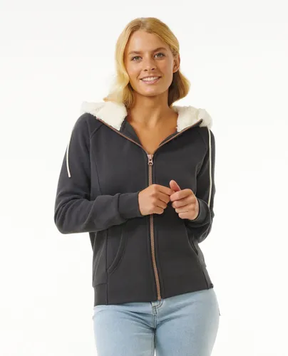 Sweat à capuche zippé Velouchi Sherpa - Rip Curl - Modalova
