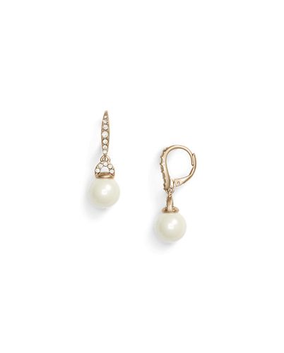 Pendants d'oreilles dorés perles - Lauren - Modalova