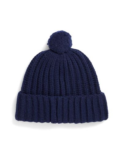 Bonnet Polo Bear côtelé à pompon - Polo Ralph Lauren - Modalova