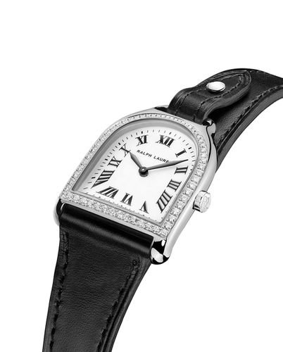 Mini-montre en acier avec diamants - Ralph Lauren - Modalova