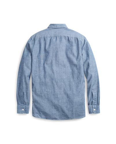 Chemise en chambray Slim Fit - RRL - Modalova