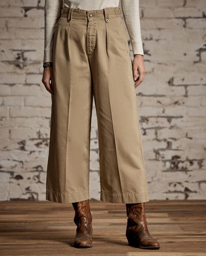 Pantacourt jambe large coton - RRL - Modalova
