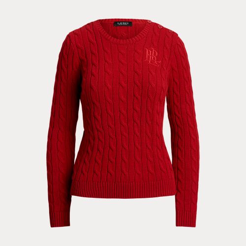 Pull torsadé à boutons en coton - Lauren - Modalova
