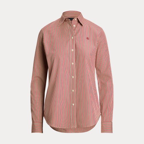Chemise rayée Classic Fit en popeline - Lauren - Modalova