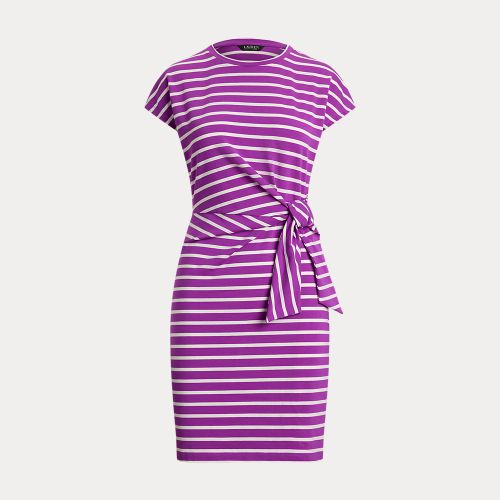 Robe rayée à nouer en jersey - Lauren - Modalova