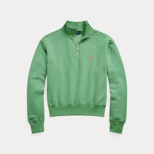 Pull demi-zippé en molleton - Polo Ralph Lauren - Modalova