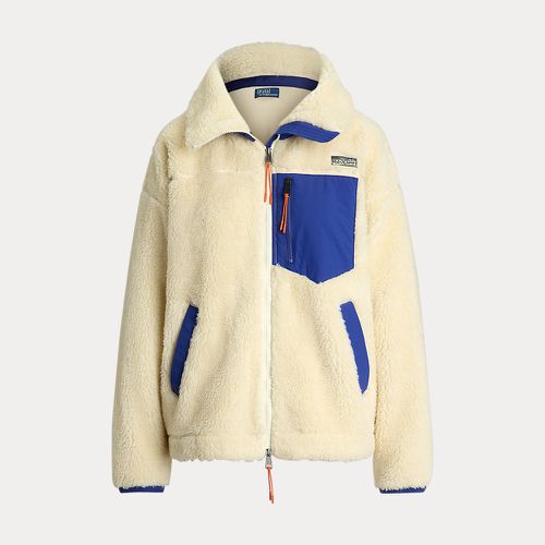 Veste col cheminée zippée en sherpa - Polo Ralph Lauren - Modalova