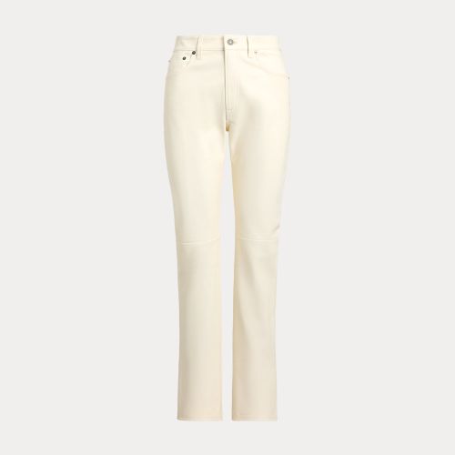 Pantalon droit décontracté en agneau - Polo Ralph Lauren - Modalova