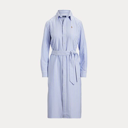 Robe-chemise rayée ceinturée en coton - Polo Ralph Lauren - Modalova