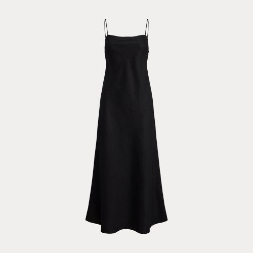 Robe trapèze sans manches en lin - Polo Ralph Lauren - Modalova