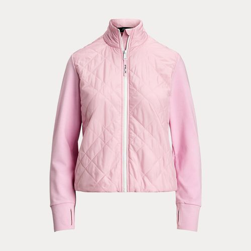 Veste zippée hybride en coton éponge - RLX - Modalova