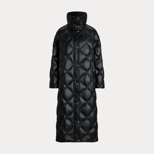 Petite - Manteau maxi col entonnoir matelassé - Lauren Petite - Modalova