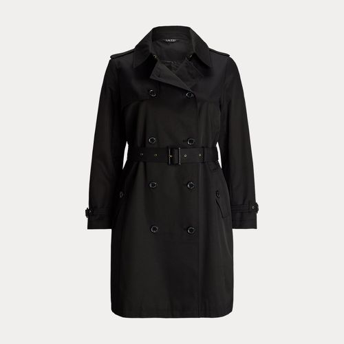 Grandes Tailles - Trench-coat croisé en coton mélangé - Lauren Curve - Modalova