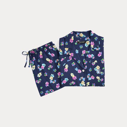 Pyjama short fleuri en jersey - Lauren - Modalova