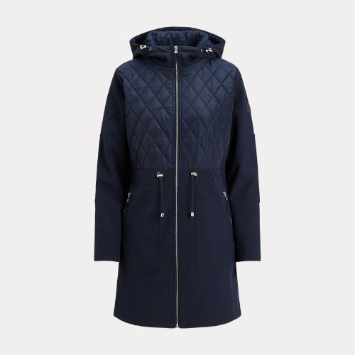 Veste matelassée capuche et col cheminée - Lauren - Modalova