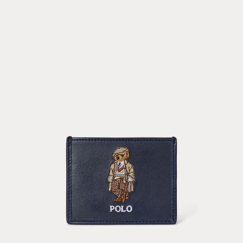 Porte-cartes Polo Bear en cuir - Polo Ralph Lauren - Modalova