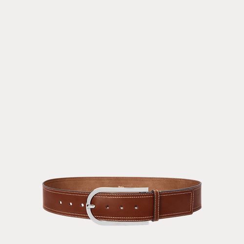 Ceinture à longue boucle en cuir - Polo Ralph Lauren - Modalova