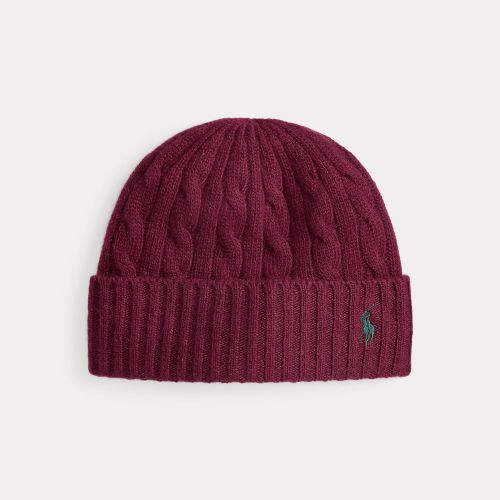 Bonnet torsadé en mérinos mélangé - Polo Ralph Lauren - Modalova