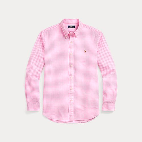 Chemise Oxford vichy ajustée - Polo Ralph Lauren - Modalova