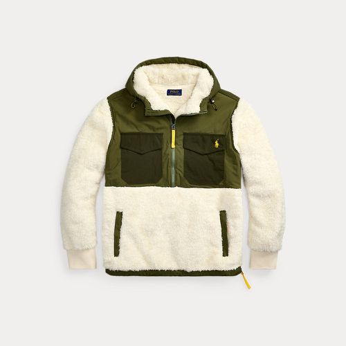 Sweat à capuche hybride en sherpa - Polo Ralph Lauren - Modalova