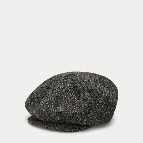 Casquette newsboy pied-de-poule en laine - Polo Ralph Lauren - Modalova