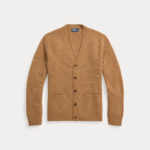 Cardigan à col en V et renforts en daim - Polo Ralph Lauren - Modalova