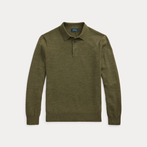 Pull col polo en laine - Polo Ralph Lauren - Modalova