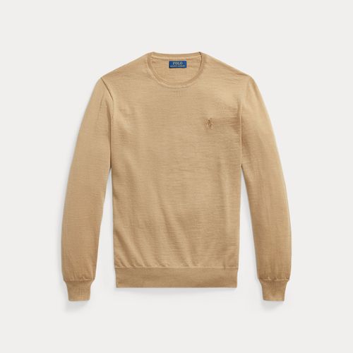 Pull à col rond en laine lavable - Polo Ralph Lauren - Modalova