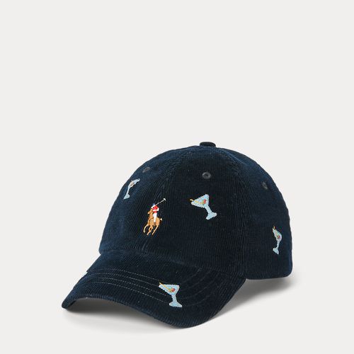 Casquette brodée en velours côtelé - Polo Ralph Lauren - Modalova