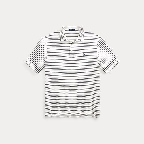 Polo rayé Custom Slim Fit en coton doux - Polo Ralph Lauren - Modalova