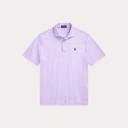 Polo rayé Custom Slim Fit en coton doux - Polo Ralph Lauren - Modalova