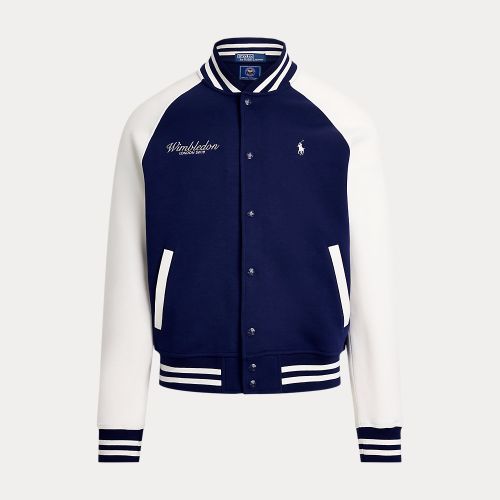 Veste baseball Wimbledon maille double - Polo Ralph Lauren - Modalova