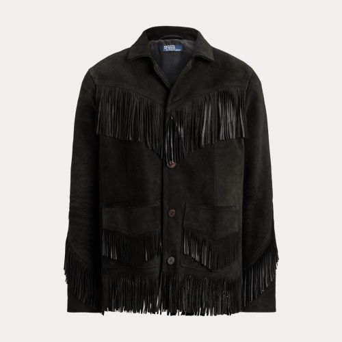 Veste à franges en daim - Polo Ralph Lauren - Modalova