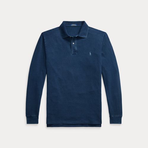 Grandes Tailles - Polo en coton piqué indigo - Big & Tall - Modalova