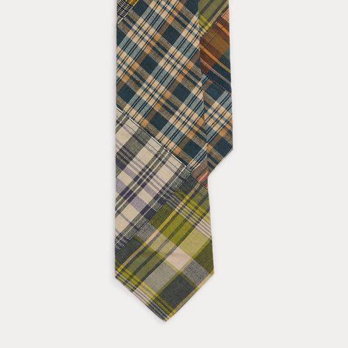 Cravate patchwork écossais en coton - Polo Ralph Lauren - Modalova