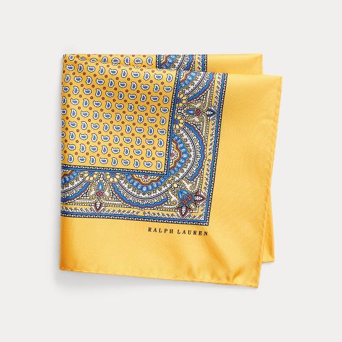 Pochette à motifs en sergé de soie - Polo Ralph Lauren - Modalova