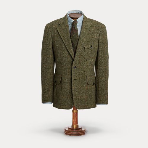 Veste de costume à carreaux-fenêtre - RRL - Modalova