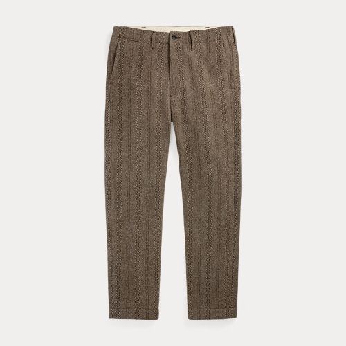 Pantalon officier laine-coton à chevrons - RRL - Modalova