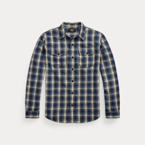 Chemise workwear écossaise tissée - RRL - Modalova