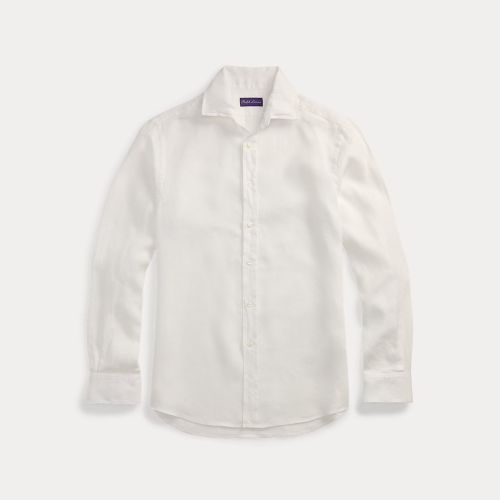 Chemise en lin natté - Purple Label - Modalova