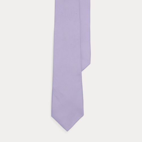 Cravate à motif garance en soie habotai - Purple Label - Modalova
