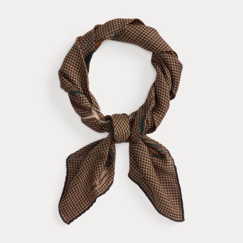 Foulard équestre en cachemire et soie - Purple Label - Modalova