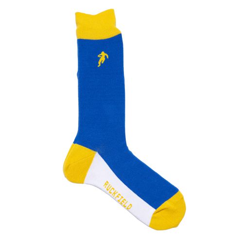 Chaussettes rugby jaune et bleu - Ruckfield - Modalova