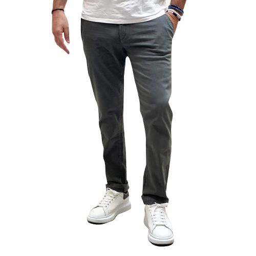 Pantalon chino essentiel foncé - Ruckfield - Modalova