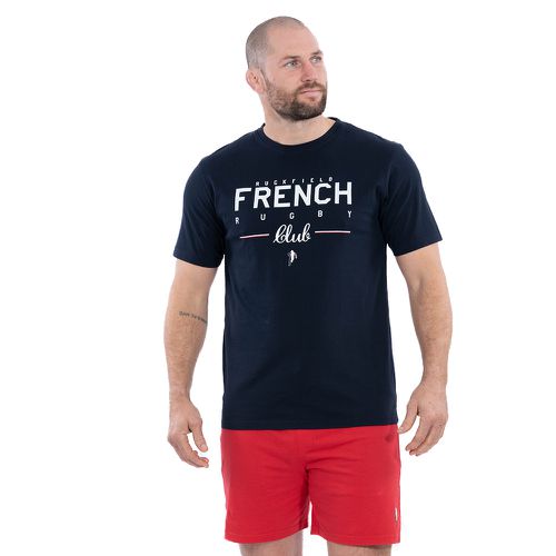 Pyjashort à manches courtes French Rugby Club bleu marine - Ruckfield - Modalova