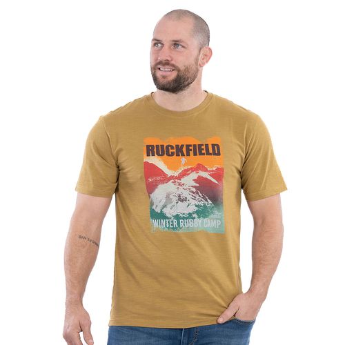 T-shirt à manches courtes Rugby Camp beige foncé - Ruckfield - Modalova
