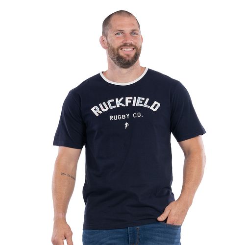 T-shirt manches courtes Palm Beach en coton bio marine - Ruckfield - Modalova